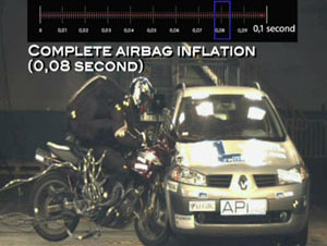 holding trophy airbag crash 3 holding trophy airbag crash 3