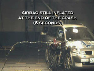 holding trophy airbag crash 6 holding trophy airbag crash 6