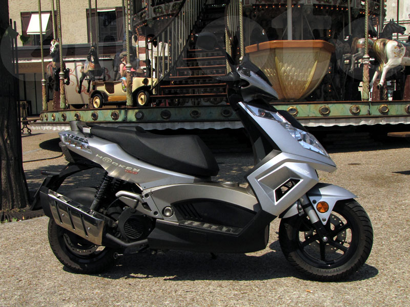 essai du Keeway Hacker 125 modèle 2009