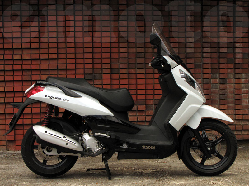 essai du Sym Citycom 125 modèle 2009