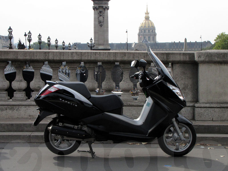 essai du Peugeot Satelis 125 Executive modèle 2009