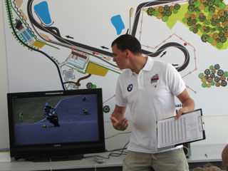 de radigues rider school debriefing position avec la video