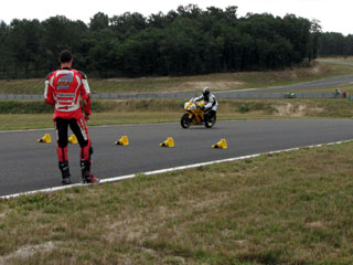 de radigues rider school exercice position cedric tangre et bill