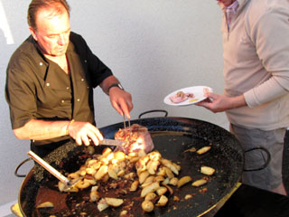 de radigues rider school repas du soir avec le chef mimi
