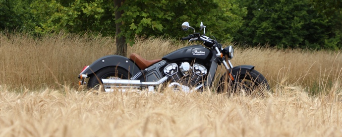 essai de la Indian Scout modèle 2015