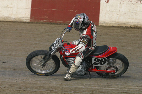 bmw f800 flat track action