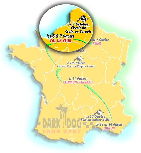 dark dog tour val de reuil