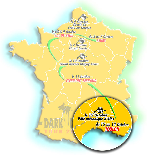 dark dog tour toulon
