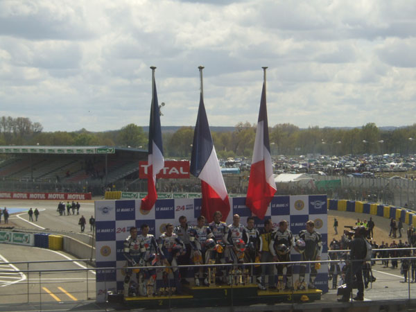 podium 24h mans