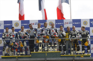 podium 24h du mans 2008