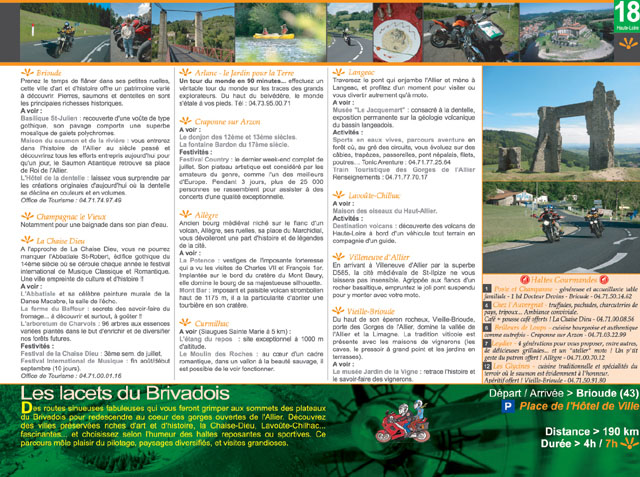 l auvergne a moto parcours 18 guide