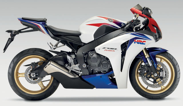 honda cbr1000rr 2009 tricolor droite