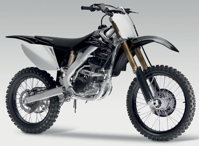 honda crf250r 2009 noire 34 avant