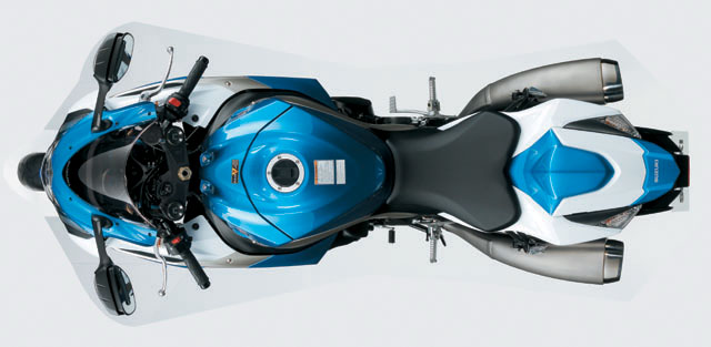 suzuki gsxr 1000 k9 topview