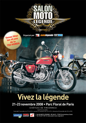 affiche moto legende