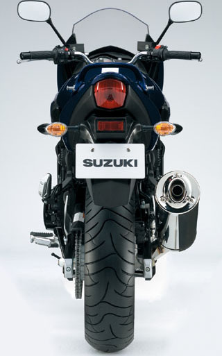 suzuki bandit gsf 650s 2009 rearview