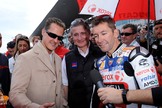 michael schumacher troy bayliss
