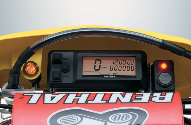 suzuki rmx450z instrumentation
