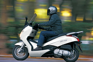 honda swing 125 2010 blanc action