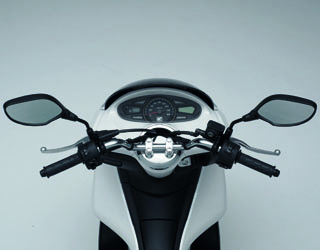 honda pcx 2010 start stop guidon