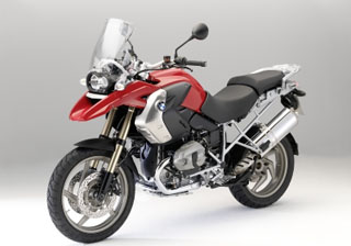 bmw r1200 gs rouge avant gauche