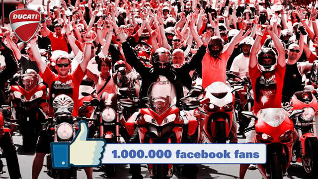 1 million de fans ducati sur facebook 1 million de fans ducati sur facebook