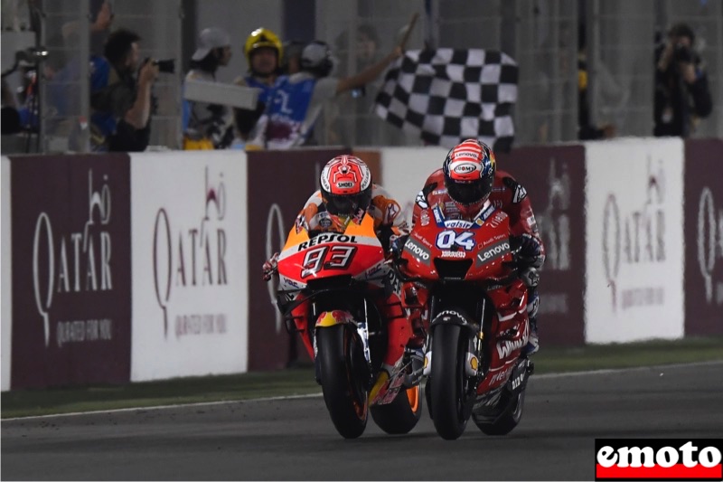 Ils gagnent leurs places au Grand-Prix de France, andrea dovizioso devance marc marquez au grand prix motogp du qatar