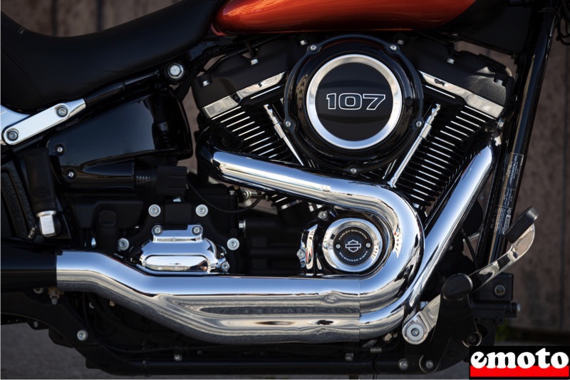 v twin milwaukee eight 107 pour le sport glide