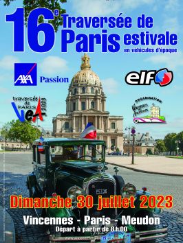 16e Traversée de Paris estivale en véhicules d'époque