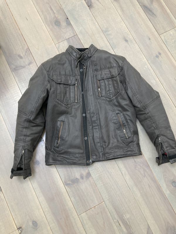 Blouson moto stone all one marron 1/3