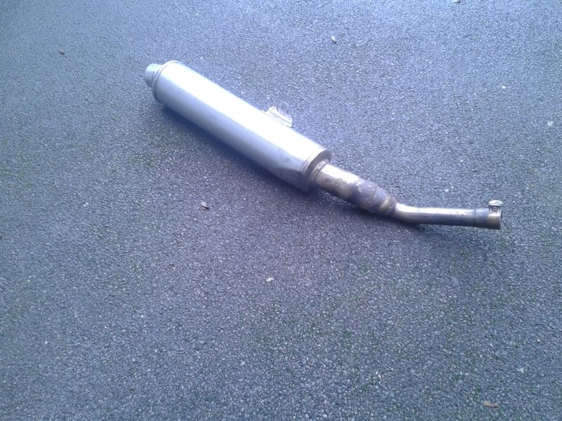 Silencieux modifié kawasaki 500 gpz 1993 1/3