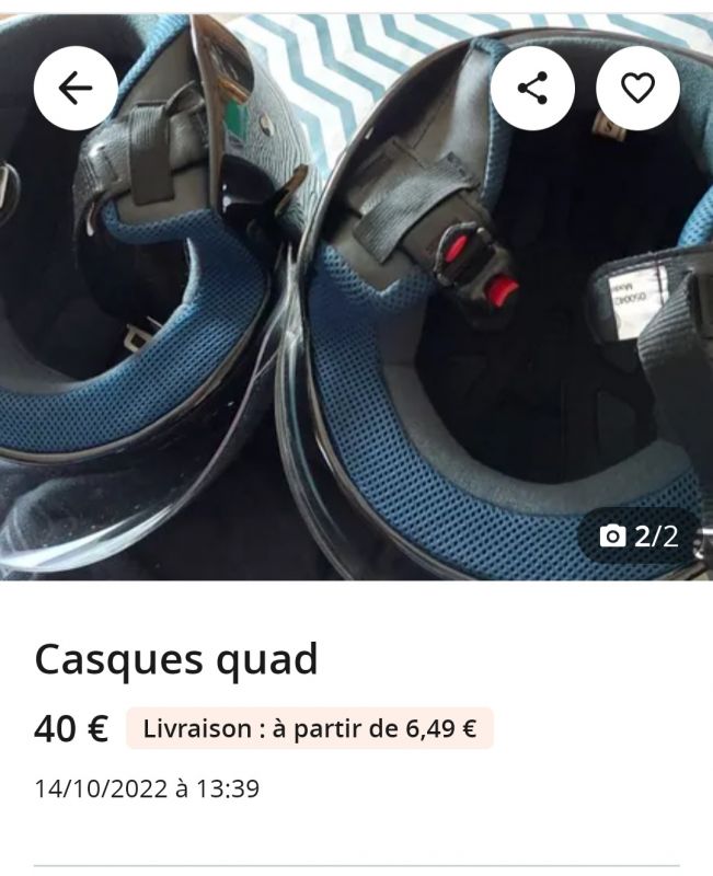 Casques quad 2/2