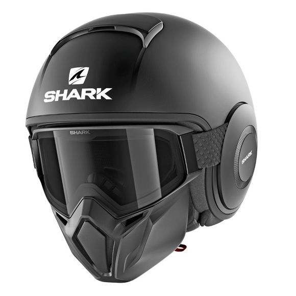 Casque shark street drak - blank mat - noir 2/9