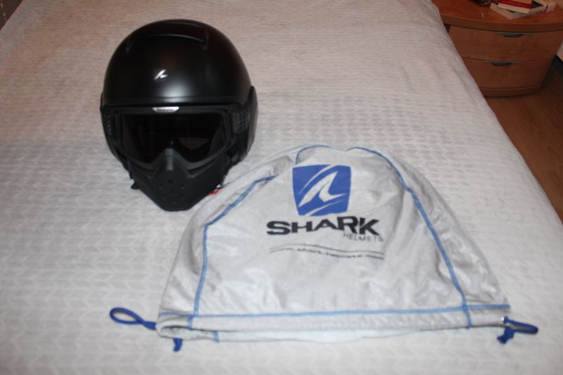 Casque shark street drak - blank mat - noir 1/9