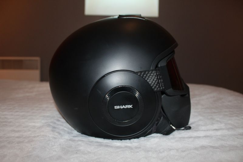 Casque shark street drak - blank mat - noir 5/9