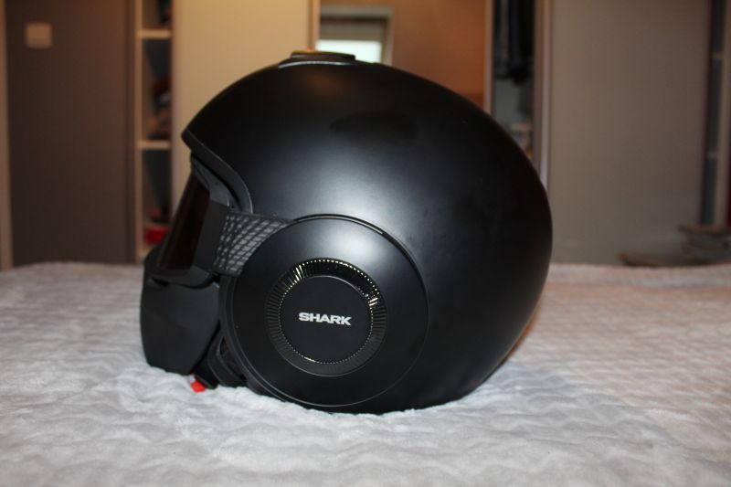 Casque shark street drak - blank mat - noir 9/9