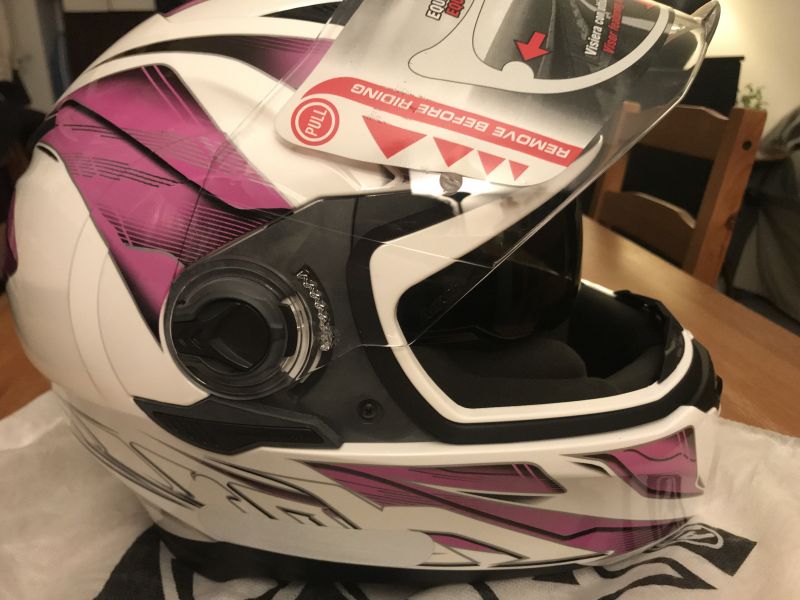 Casque intégral neuf Airoh Femme taille M 5/6
