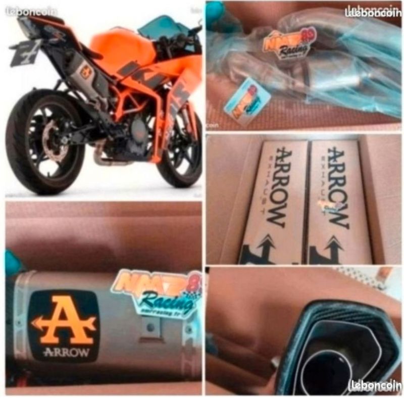 Ligne Compétition ARROW KTM 390 RC Duke 390 Ligne Compétition ARROW KTM 390 RC Duke 390