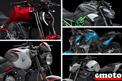 Monster, Trident 800, MT-09, Z900 et F900R, permis A2
