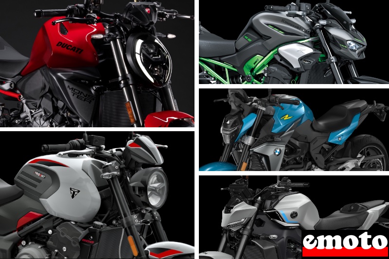 Comparatif Monster, Trident 800, MT-09, Z900 et F900R, permis A2, comparatif ducati monster tirumph trident 800 yamaha mt 09 kawasaki z900 et bmw f 900 r