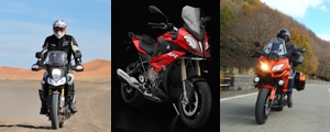 Comparatif 3 trails 1000. Kawasaki Versys, BMW S 1000 XR et Suzuki V-Strom