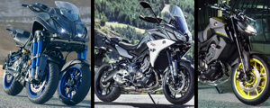 Comparatif Yamaha Niken, MT09 Tracer et MT09