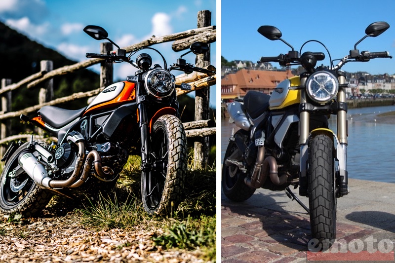 les ducati scrambler 800 et 1100