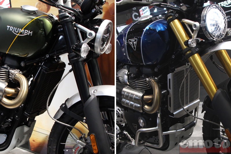 Comparatif Triumph Scrambler 1200 XC et Scrambler 1200 XE, triumph scrambler 1200 xc et scrambler 1200 xe 2019