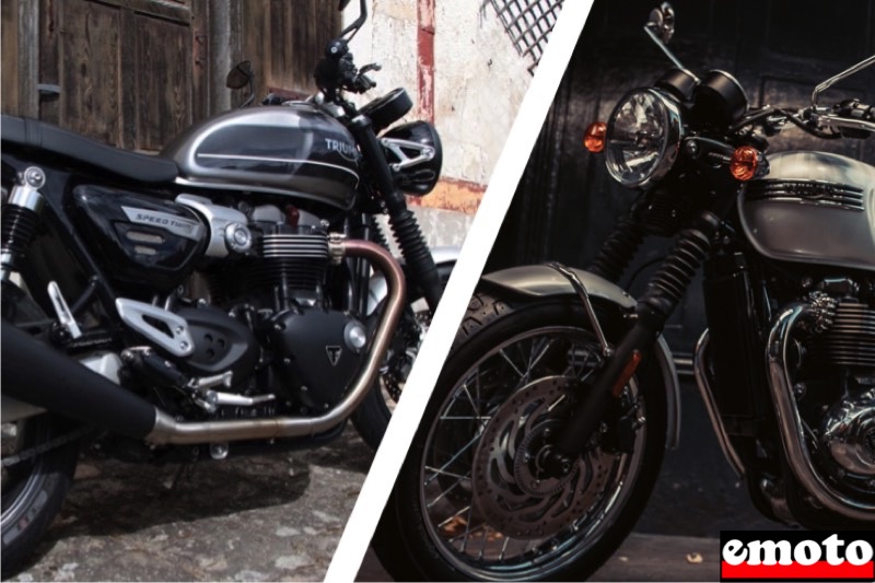 Comparatif Triumph Speed Twin et Bonneville T120, triumph speed twin et bonneville t120