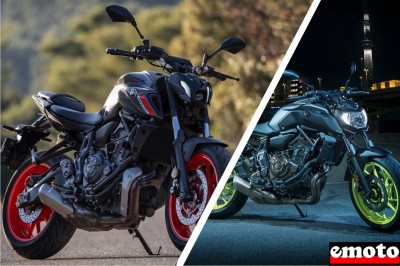 Yamaha MT 07 2021 vs 2018