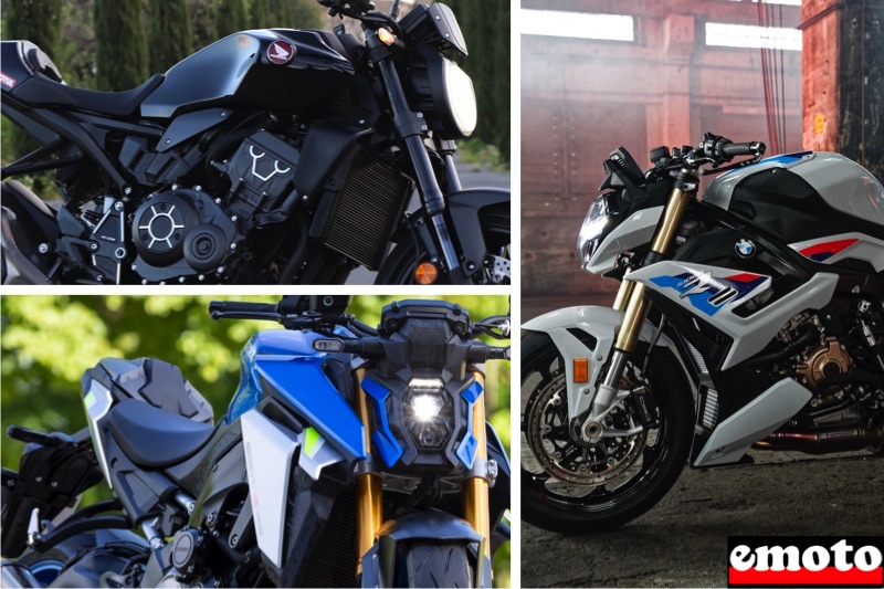 Comparatif Roadsters 1000 : Suzuki GSXS 1000, Honda CB1000R, BMW S1000R, comparatif s1000r cb1000r et gsxs 1000