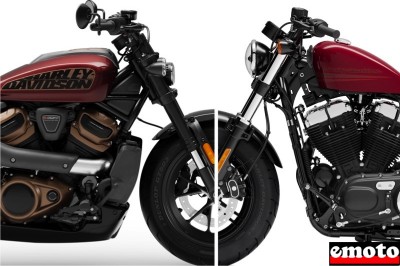 Comparatif Harley-Davidson Sportster S 2021 vs Forty Eight 2020