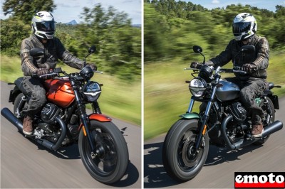 Comparatif Moto Guzzi V7 850 vs V9 2021