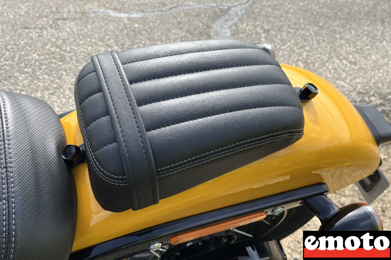 pour le passager quelques kilometres suffisent on peut l enlever si on roule seul